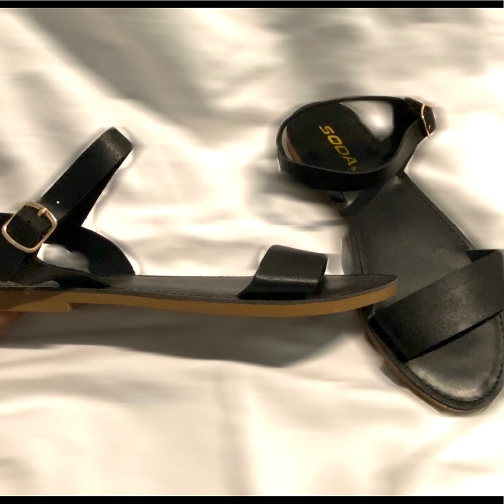 Black sandals